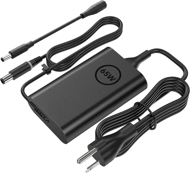 Alt view image 2 of 7 - 65W Laptop Charger Compatible with Dell Latitude Inspiron 7.4/4.5mm