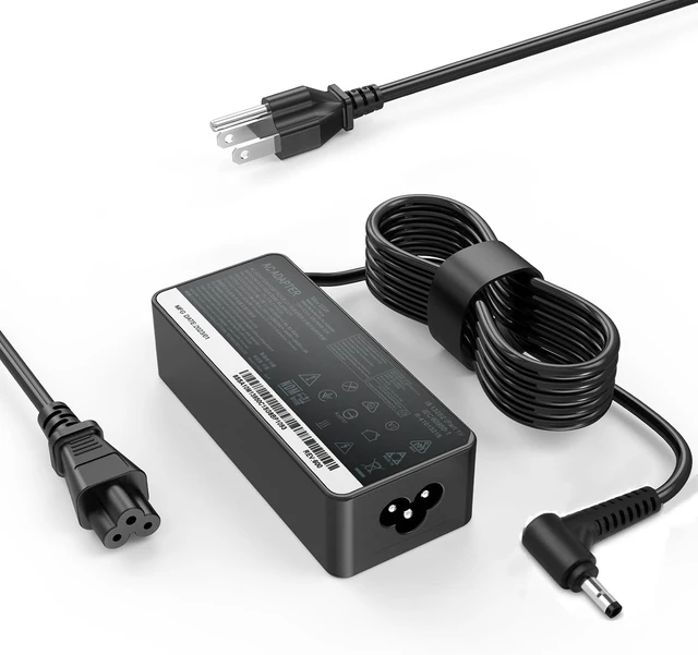 Alt view image 4 of 4 - 65W Laptop Charger Compatible with Lenovo Ideapad 1 3 5, Slim 3 5 7, S340 S145 330 320 310, Flex 5 4 14 15, V14 V15 V17, 20V 3.25A 45W Replacement AC Power Adapter Cord