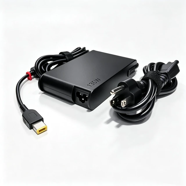 Alt view image 3 of 6 - 135W Charger Fit for Lenovo ThinkPad X1 Extreme for Lenovo 135W Power Cord