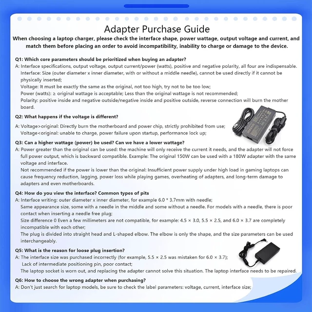 Alt view image 2 of 7 - 150W 19.5V 7.7A AC Laptop Charger Fit for HP ZBook Studio15 G3 G4 G5
