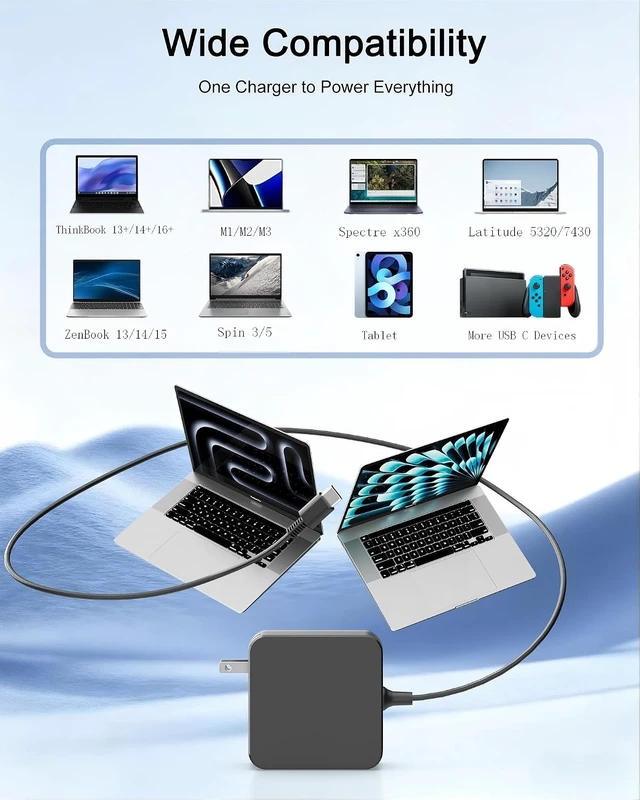 Alt view image 4 of 5 - 65W USB-C GaN PD Charger for Gaming Consoles & Notebook Laptops