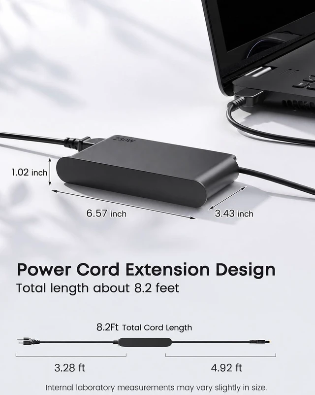 Alt view image 3 of 6 - 230W Laptop Charger Fit for Lenovo Legion 5 7i LOQ 15 ADL230SDC3A