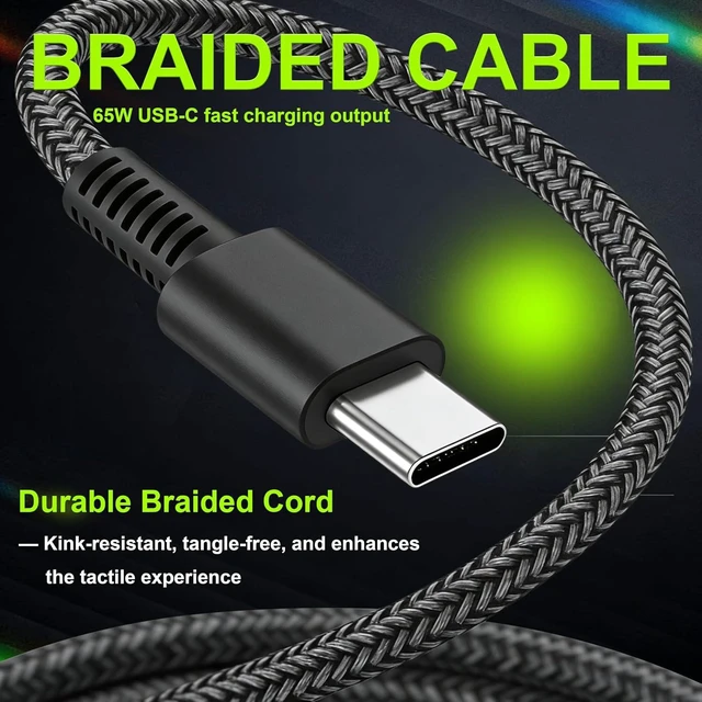 Alt view image 2 of 7 - 65W 45W Type C Laptop Charger for HP ProBook Chromebook EliteBook Envy