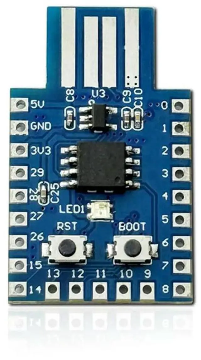 Alt view image 4 of 4 - For Flash Raspberry Pi Microcontroller Development Board RP2040 USB Type-A Version 4MB Development Board Module Easy To Use