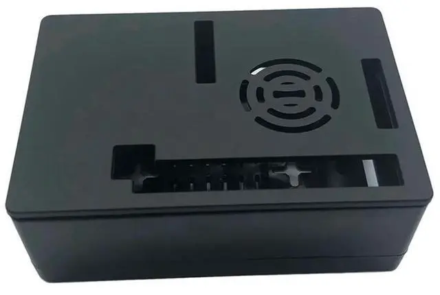 Alt view image 2 of 3 - For Raspberry Pi 4B Case Raspberry Pi 4Th Generation ABS Case Mountable Cooling Fan 3.5-Inch Screen Plastic Case Easy Ins