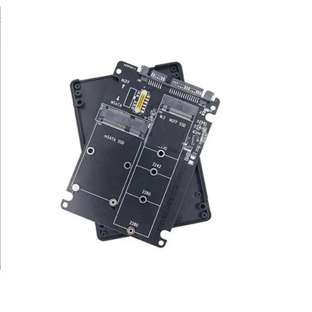 Alt view image 4 of 4 - M.2 Solid-State Ngff Msata To Serial Adapter Card Serial-To-Serial Adapter Card Dual-Use 2-In-1 With Switch