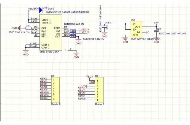 Alt view image 2 of 4 - ESP32-C3 Development Board ESP32 Supermini Development Board ESP32 Development Board Bluetooth Durable Easy Install