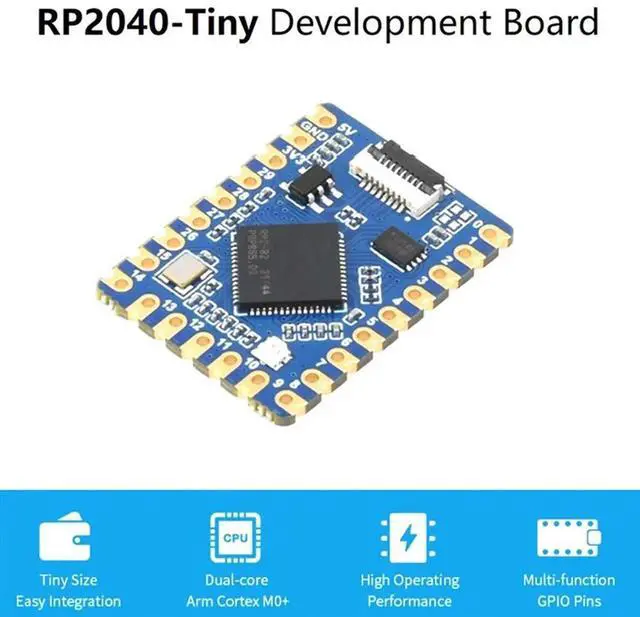 Main image of For Raspberry Pi Pico RP2040-Tiny Development Board On-Board With RP2040 Chip USB Port Durable