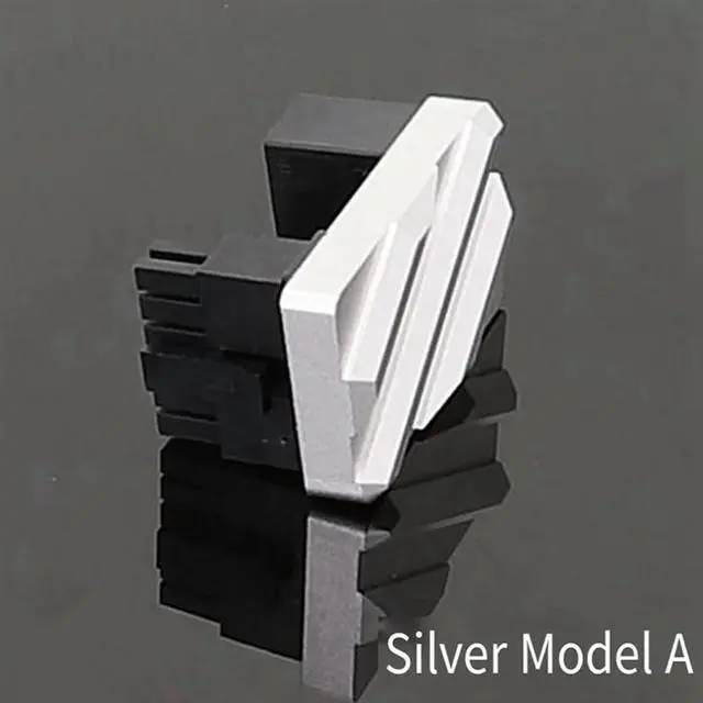 Alt view image 4 of 8 - Graphics Card Turn Head 4090 Graphics Card 16Pin Power Supply Turn Head 180° Adapter Cable Pcie5.0 Adapter,Silver A Easy