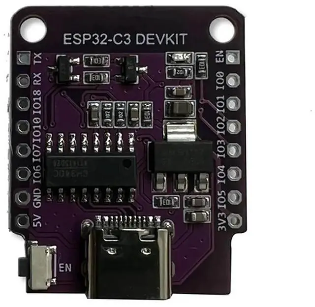 Alt view image 4 of 8 - 1 Piece MINI ESP32-C3 Development Board Plastic+l Bluetooth BLE5.0 Is Equipped With ESP32-C3-Mini-14 Module