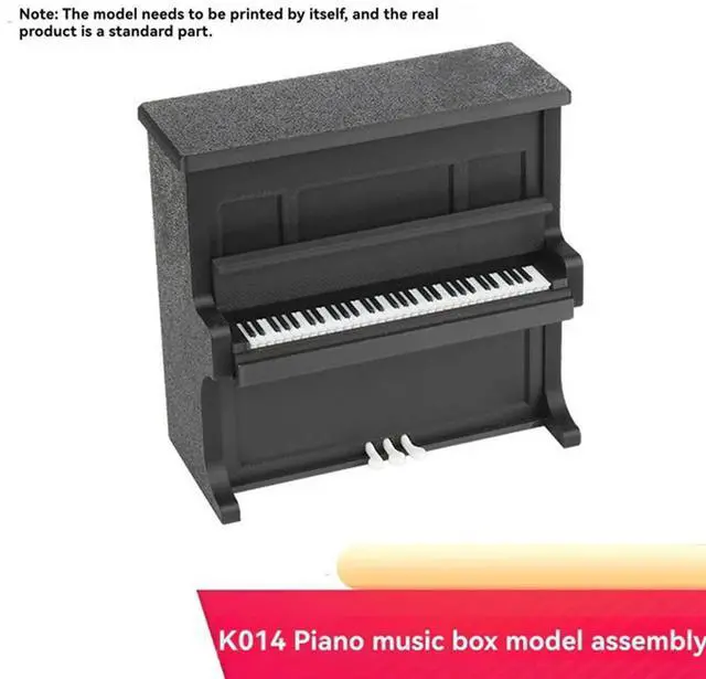 Alt view image 3 of 7 - Piano Music Box Kit For Bottom Winding Kit For Maker World Creator Program 3D Printing Piano Music Box