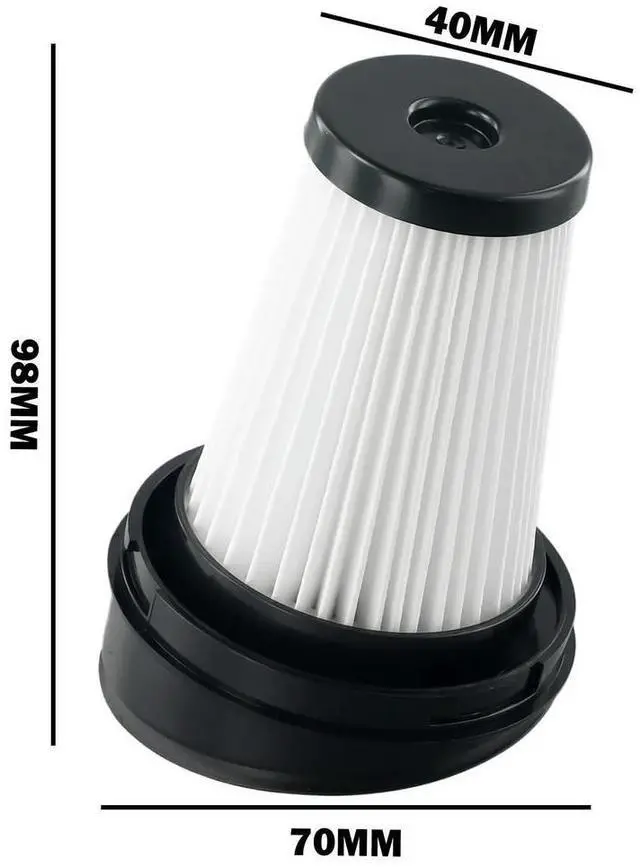 Alt view image 3 of 3 - 2 Pcs Filter For SVC144FBK SVC216FR-Dexp Handheld Vacuum Cleaner Replacement Robot Sweeper Spare Part