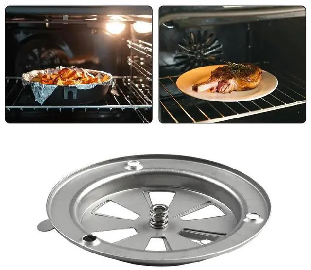 Alt view image 2 of 3 - BBQ Grill Exhaust Vent Stove Air Vent Damper Stainless Steel Adjustable Size Vent Hole 9.5x9.5x3cm Silver Replacement Parts