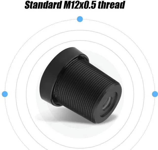 Alt view image 3 of 3 - CCTV Wide Angle lens Security Lens CCTV Lens 1.8mm 170° Wide angle 1MP IR Board Lens for 1/3" & 1/4" CCD Security CCTV Camera