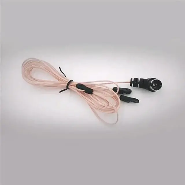 Main image of 3X FM Radio Antenna 75 OFM Dipole Indoor T Antennas Copper HD Aerial Receiver Male Type F Connector