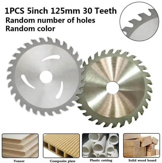 Alt view image 2 of 3 - 125mm Circular Saw Blade Wood Cutting Disc 30 Teeth 20mm Bore Speed 12000 RPM  Cutting Disc Woodworking Tools Accessory
