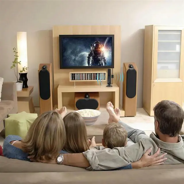 Alt view image 3 of 7 - TV Antenna High Gain Indoor Digital Antenna Amplified Signal Booster for Wide Range HDTV Reception Home TV