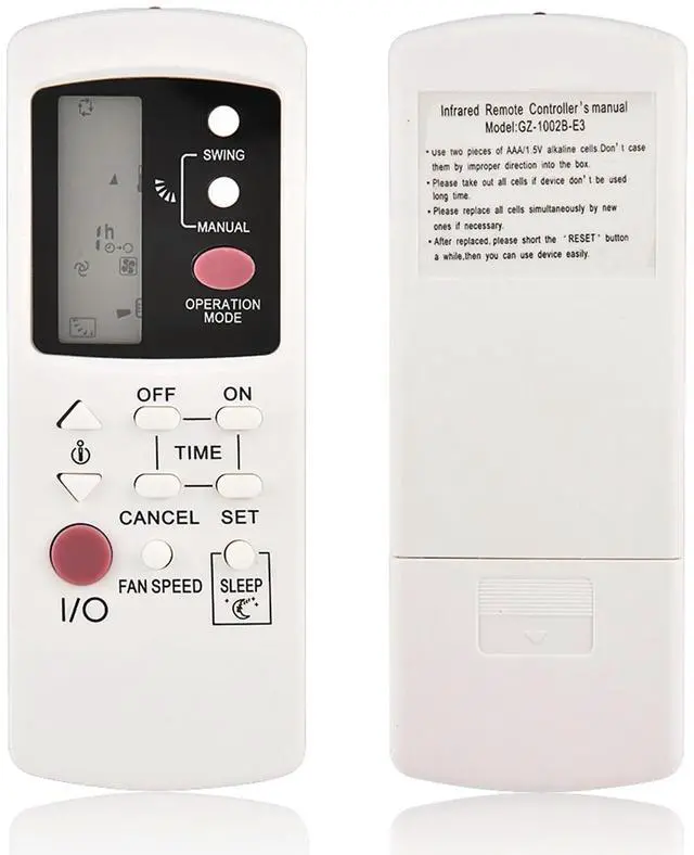 Main image of Protable Remote Control Replacement Compatiblefor Galanz GZ-1002A-E3 GZ-1002B-E1 GZ-1002B-E3 GZ01-BEJ0-000 Air Conditioner
