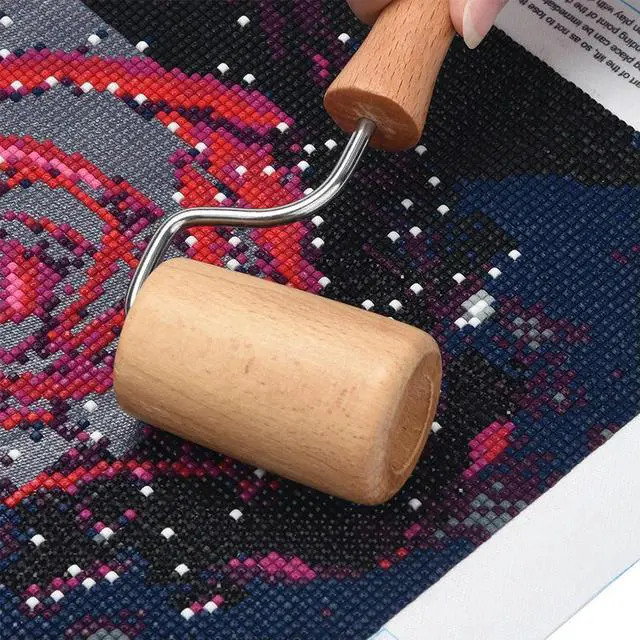 Alt view image 2 of 6 - 3pcs 5D Diamond Painting Tool Set Wood Roller DIY Diamond Drawing Tool