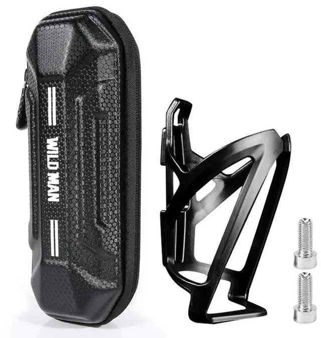 Alt view image 3 of 3 - WILD MAN Hard Shell Tools Bag Package Portable Shock Absorption Bike Kettle Rack Repair Tools Accessories Pouch