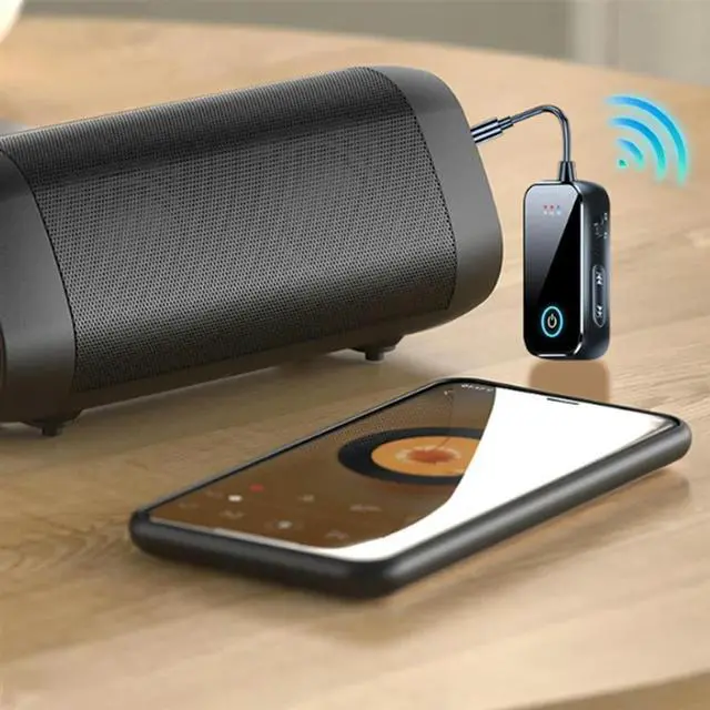 Alt view image 4 of 7 - Bluetooth 5.4 Audio Receiver And Transmitter Bluetooth Transmitter For Car 2 In 1 Wireless Aux Audio Adapter