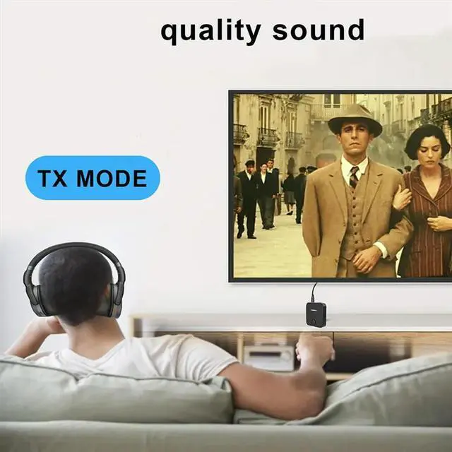 Alt view image 4 of 7 - Bluetooth 5.4 Receiver Transmitter Portable Audio Fortv Withmic Stereo Handsfree