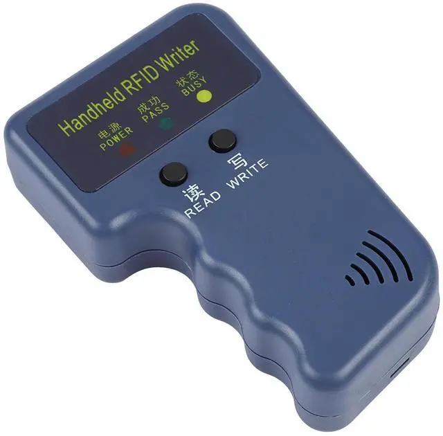 Alt view image 3 of 3 - 125KHz EM4100 Portable Handheld RFID ID Card Copier Reader Writer Duplicator Fast Recognition for Keyfob Access ID Management