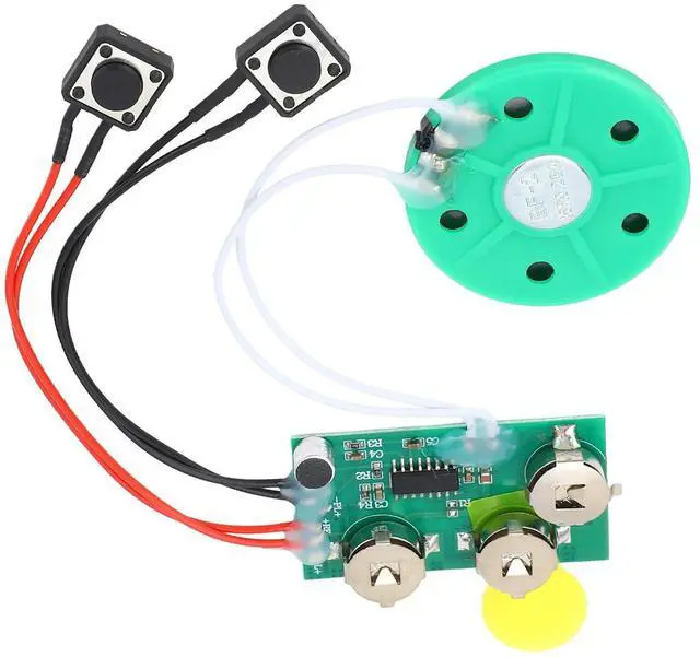 Alt view image 3 of 3 - DIY Recordable Sound Chip 4 Minutes Voice Greeting Card Module Reusable Easy Install for Birthday Wedding Anniversary Craft Car