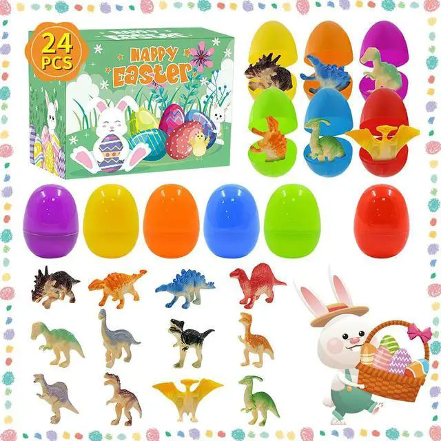 Alt view image 2 of 6 - 12Pcs Easter Eggs Mini Colorful Easter Basket Stuffers Filled Easter Egg Gift For Easter Home Party Decoration Kids Easter Gifts