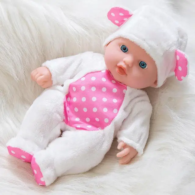 Alt view image 3 of 3 - Flexible Silicone Reborn Doll Toy Baby Simulation Play House Game Toy Soft Clothes Doll Kids Toddler Supplies