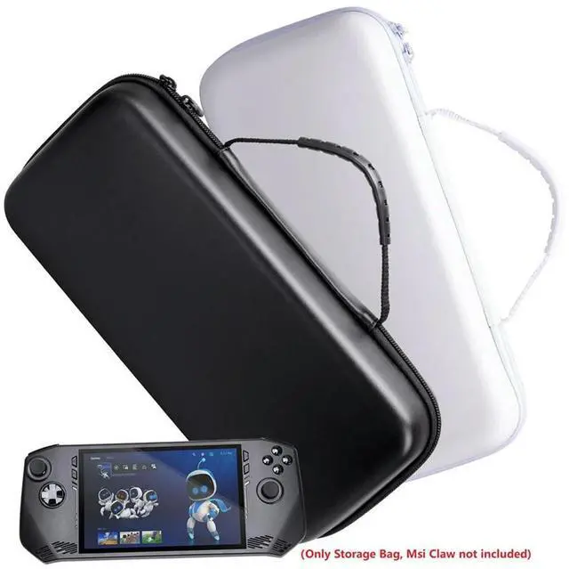 Alt view image 4 of 7 - Portable Bag Carrying Case for Claw Game Console EVA Waterproof and Anti Drop Protective Handbag Black