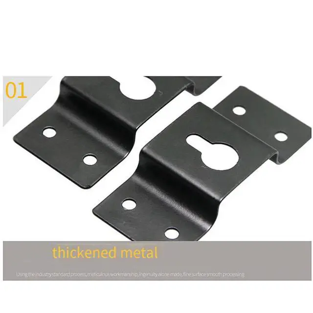 Alt view image 2 of 7 - 20X Speaker Wall Mount Bracket Ceiling Stand Clamp Surround Speaker Rear Hook Hanger Plate For Speaker Accessories