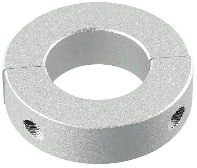 Alt view image 2 of 3 - 2PCS 25mm Separate Fixed Rings Aluminum Alloy Double Split Clamp Collar Sleeve Retaining Rings Clamping Pipe Hose Fittings