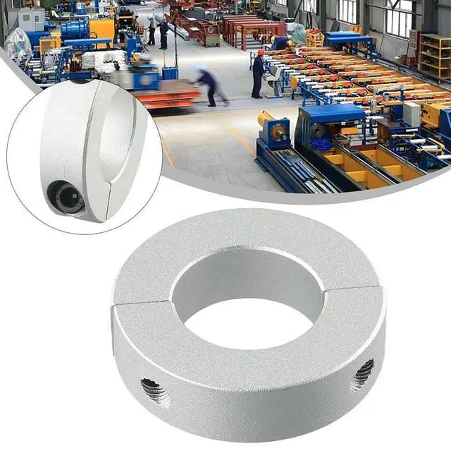 Main image of 2PCS 25mm Separate Fixed Rings Aluminum Alloy Double Split Clamp Collar Sleeve Retaining Rings Clamping Pipe Hose Fittings