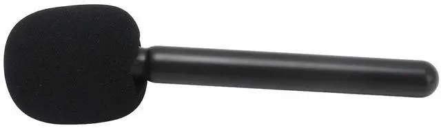 Alt view image 3 of 3 - Wireless Mic Handheld Adapter with Windshield Foam Lightweight Interview Microphone Handle for Rode Wireless GO II Mic Holder