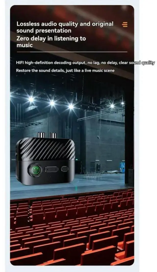 Main image of Digital Display Bluetooth Receiver Transmitter BT5.3 Stereo 2-In-1 Audio Adapter With LCD Display Volume Adjustable