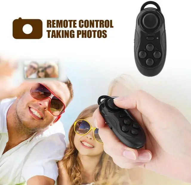 Alt view image 2 of 3 - Mini Wireless Remote Gamepad Game Controller Joystick Selfie Timer Remote Controller Mini Gamepad Selfie Remote Shutter Wireless