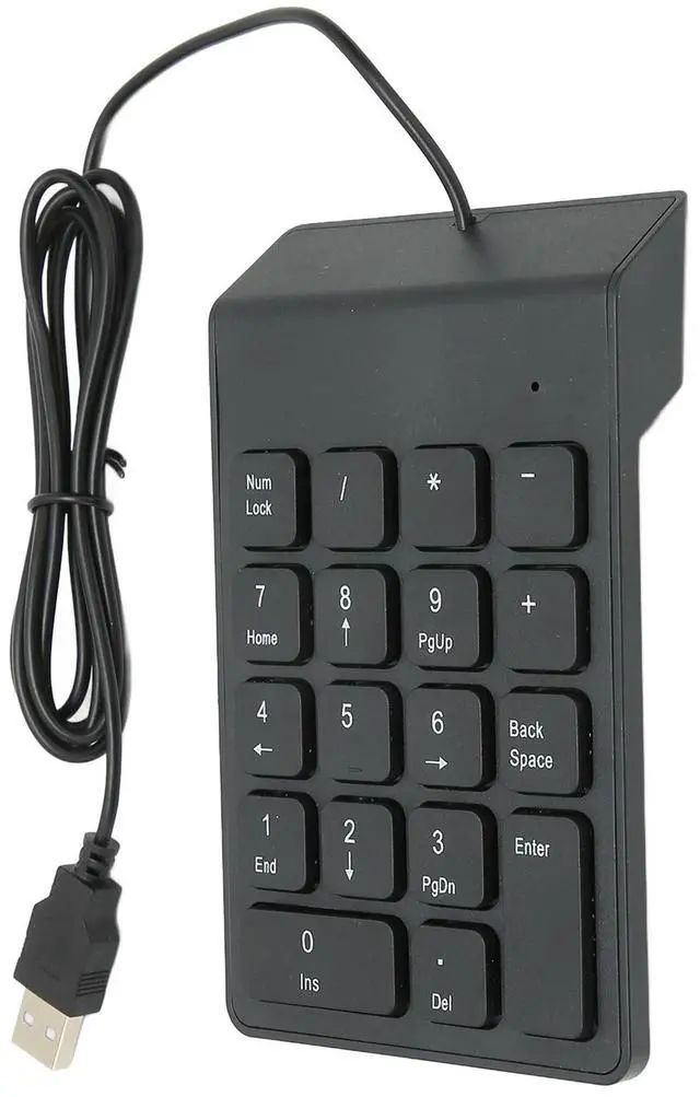 Alt view image 3 of 3 - Mini Numeric Keyboard Numeric Keyboard Numeric Keyboard USB Mini 18 Keys Numeric Pad Suitable for PC Desktop Notebook Computers