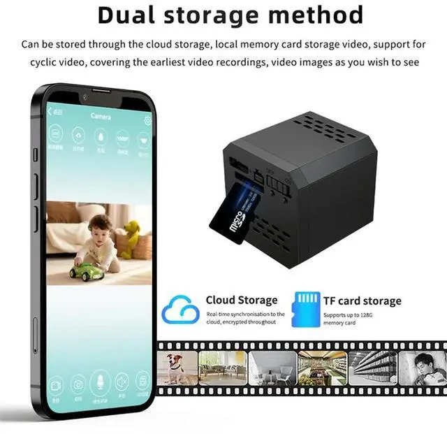 Main image of Mini Camera, Small Camera, Real-Time Record,AI Motion Detection Camera, Auto Night Vision Cameras For Home Security
