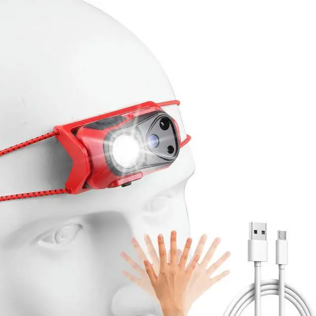 Alt view image 3 of 6 - Portable Running Headlight Rechargeable LED Headlamp Camping Working Flashlight Head Torch Light Outdoor Cycling Supplies