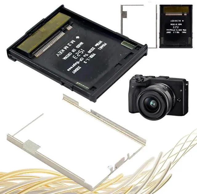 Alt view image 3 of 6 - M.2 NVMe 2230 M-Key SSD To CFExpress Type-B Adapter Support PCIE4.0 NVME To CFExpress Adapter Expansion Card for Camera