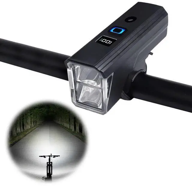 Main image of Bicycle Front Light Bicycle Light Waterproof Bike Flashlight Rechargeable Bicycle Head Light Automatic Sensor for Night Riding