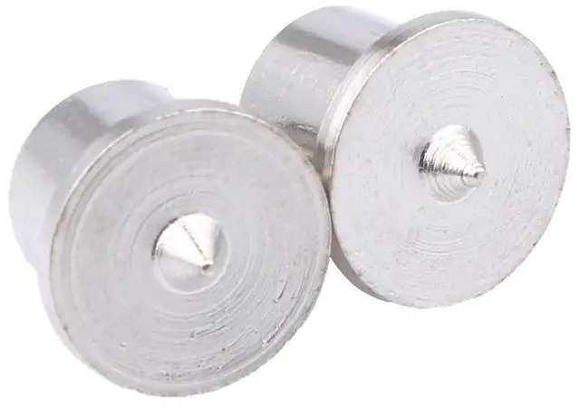 Alt view image 2 of 3 - Dowel Center Point A3Chrome Plating Furniture Positioning 16pcs/Set Hole Tenon Center Silver Wood Drill