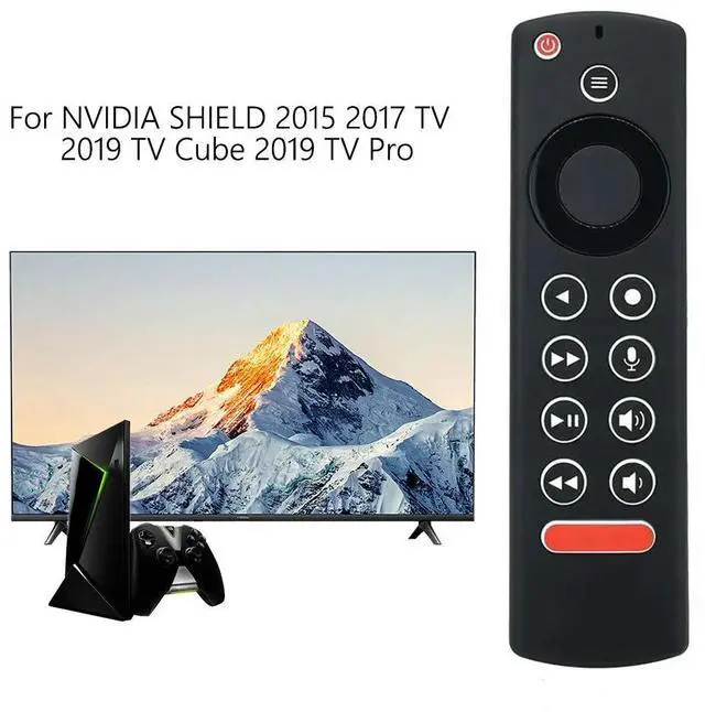 Alt view image 3 of 5 - TV Voice Remote Controller Replace Voice TV Remote Control Voice Controller for SHIELD TV Pro 2015 2017 2019 TV Cube