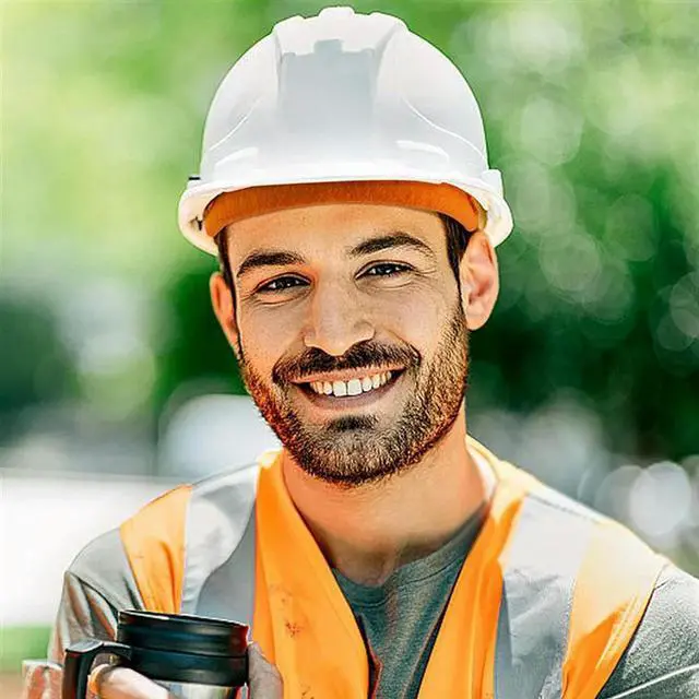 Alt view image 4 of 7 - Hard Hat Sweatband- Cotton Washable Hard Hat Self Adhesive Sweat Band Liner Reusable Hard Hat Helmet Sweat Pads 12PCS