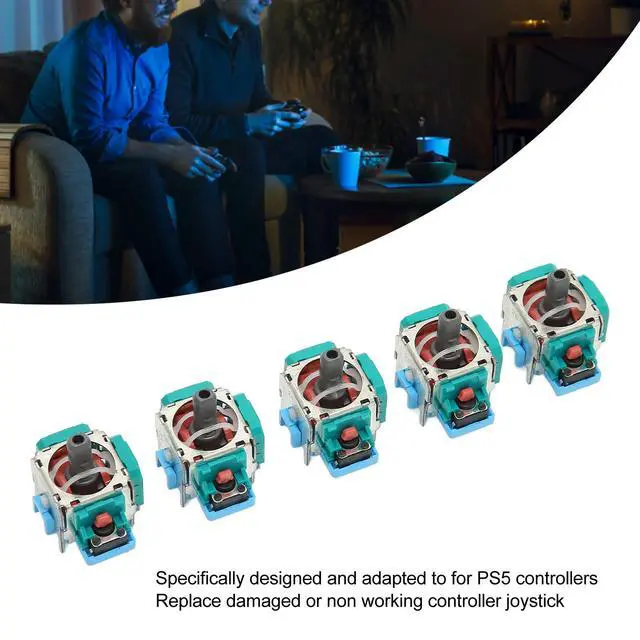 Alt view image 3 of 3 - PS5 Compatible 5Pcs 3D Joystick Professional Game Replacement Anti Precision Analog Stick Module for DualSense Controller Repair