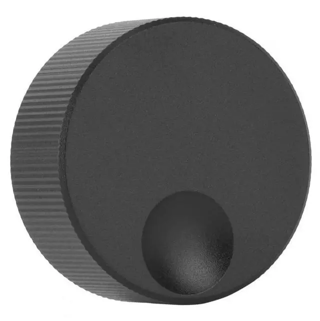 Main image of Practical Knob Aluminum 13mm Height Volume Control Knob 32mm Diameter 8mm Hole Depth Black For 6mm Potentiometer