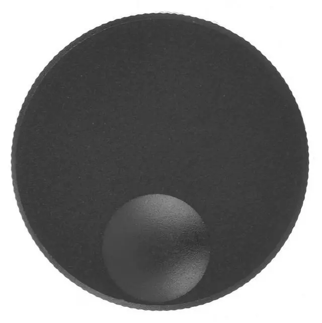 Alt view image 3 of 6 - Practical Knob Aluminum 13mm Height Volume Control Knob 32mm Diameter 8mm Hole Depth Black For 6mm Potentiometer