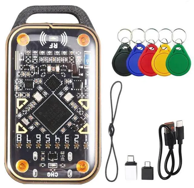 Alt view image 3 of 4 - Chameleon Ultra Upgrade Card Emulator RFID Chip Reader+5XUID Keychain 13.56M Card Decode NFC Duplicator 125K