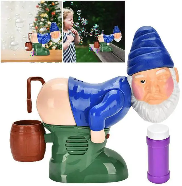 Alt view image 5 of 6 - Santa Claus Colorful Bubbles Blower Creative Electric Fart Santa  with Sound & Light Operated Gift for Kids